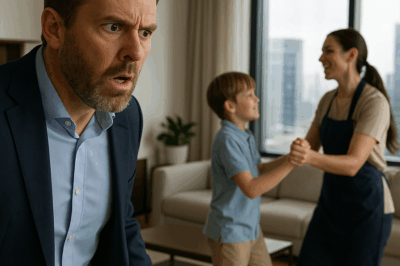 Inside the Glass Crown of Manhattan, a Billionaire’s World Collapses in a Single Morning — When He Walks Into a Room He Never Planned to Visit, He Finds His Silent Son Dancing, a Housekeeper Defying Rules, and a Melody That Should Not Exist, Triggering Questions Too Dark and Shocking to Ignore