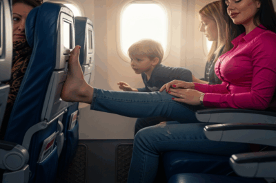 Passenger Blocked the Aisle With Her Smelly Foot — I Taught Her a Lesson That Got the Whole Cabin Applauding