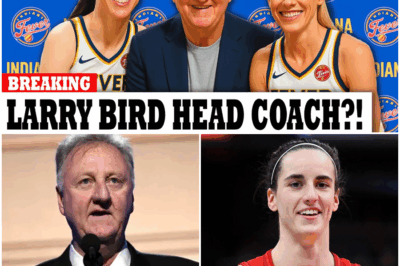 “Larry Bird Crashes Caitlyn Clark’s Post-Game Interview — And Delivers a Message That Shakes the Sports World”