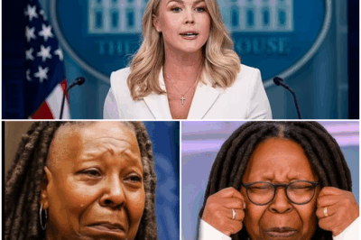 Everyone Makes Mistakes” — In a Live TV Moment No One Saw Coming, Whoopi Goldberg’s Voice Trembled as She Tearfully Addressed Karoline Leavitt Over the Explosive $800M Lawsuit, Delivering 9 Final Words That Froze The View Studio in Complete Silence and Left Millions of Viewers Wondering if They Had Just Witnessed a Career-Defining Turning Point