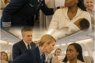 Flight Attendant Sʟᴀᴘᴘᴇᴅ Black Mom holding Baby — Didn’t Know Her Husband Owned the Airline! “Control your screaming brat, or I’ll have security remove you both from this aircraft immediately.”