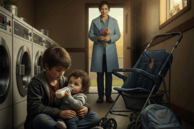 Evelyn only wanted her groceries back. Instead, she followed a boy who led her into the darkest secret of her own life. In a motel laundry room, she discovered him cradling a baby, desperate, feeding her with milk he had stolen. “I’ll pay you back,” he muttered, knowing he couldn’t. Then his eyes locked on hers and he whispered, “Is it a trap?” What happened after that moment would leave Evelyn breathless — because this wasn’t just