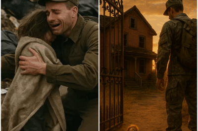 After Three Years on the Battlefield, Captain Daniel Mercer Finally Returned to the Quiet Streets of Willowbrook, Expecting to Hold the Little Girl Who Once Clung to His Uniform and Whispered, “Promise You’ll Come Back, Daddy”—But Instead He Found an Empty House, Vanished School Records, and a Wife’s Chilling Lies About a Cousin Who Never Existed; Neighbors Hadn’t Seen Lily in Months, and As Dread Rose in His Chest, He Followed His Instinct Beyond Town to the Rotting Dump Where Shadows Stirred—And What He Found Beneath a Thin Blanket Left Him Shaking, Tears Falling, Whispering Her Name.