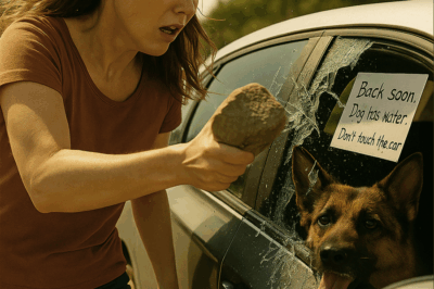 I Broke a Car Window to Save a German Shepherd — But When the Owner Showed Up, Things Took an Unbelievable Turn