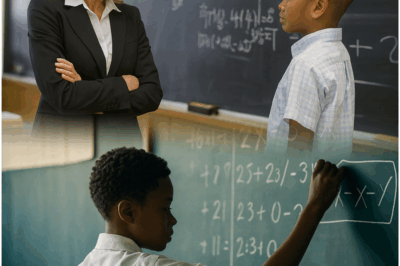 The midday sun streamed through the classroom window, casting streaks of light across the polished tile floor, flickering like sparks of fire. The autumn air in Atlanta, Georgia carried a gentle breeze, but inside Riverside Middle School’s Room 3002, the energy was entirely different: chairs scraped loudly, murmurs of thirteen-year-olds filled the air, and mischievous glances darted back and forth.