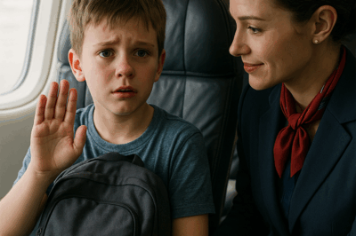 A Little Boy Made a Strange Hand Signal on the Plane—The Flight Attendant Knew Something Was Wrong