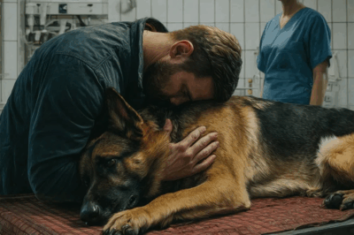 The Dog Held Onto Its Owner For The Last Time Before Being Put To Sleep – When Suddenly The Veterinarian Cried Out: “Stop!” – What Followed Made Everyone In The Clinic Break Down In Tears