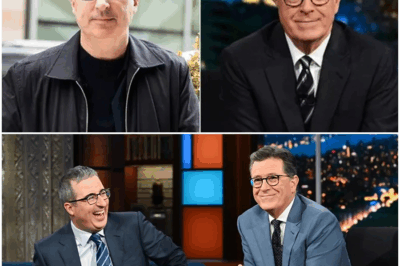 Colbert’s ‘Late Show’ Axed: John Oliver Exposes a Dark Conspiracy in Late-Night TV! In a stunning exposé, John Oliver reveals the sinister forces behind CBS’s shocking decision to cancel ‘The Late Show with Stephen Colbert