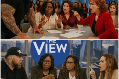 Tyrus’s Shocking Meltdown on ‘The View’: Did Joy Behar Go Too Far? Witness the explosive moment that rocked daytime television! Tyrus, known for his conservative views, erupted on ‘The View’ after a heated exchange with Joy Behar over a flood donation. Screaming “Lynch me on live TV,” Tyrus stormed off, leaving viewers stunned. What triggered this shocking outburst, and did Behar cross a line? The full story is more explosive than you can imagine!