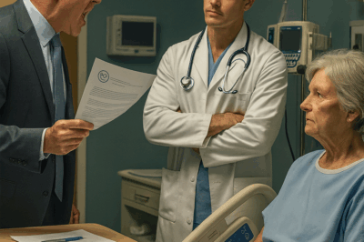 I heard them before I saw them. Their voices, sharp and calculating, filtered through the hospital room door, which had been left slightly ajar. My three children were huddled in the hallway, whispering about my possessions as if I were already a ghost.