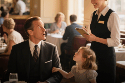 Daddy, that waitress looks just like Mommy…” The millionaire turned around— And froze.