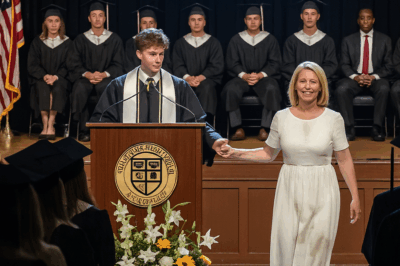 Esther, a woman whose strength was forged in hardship, arrived at her son Jeremiah’s graduation with a heart full of pride. But when Jeremiah, the class speaker, saw her—her dress stained with mud, her face streaked with tears