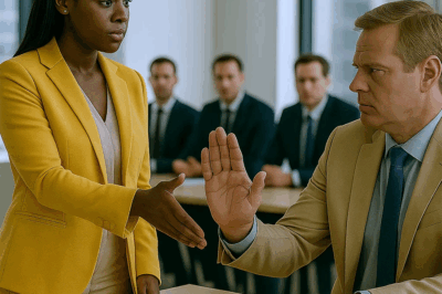 He refused to shake her hand, calling her “just staff.” Minutes later, she dropped a $2B shock that rocked his empire — and changed corporate power forever….😲…The receptionist didn’t ask for ID. She didn’t need to. The woman who stepped through TerraNova’s gleaming glass doors that morning didn’t look lost, underdressed, or late. She moved like someone with a purpose — precise, composed, as if every second was accounted for. And yet, something about her presence made the air shift, just slightly — like the faint drop in pressure before a storm.
