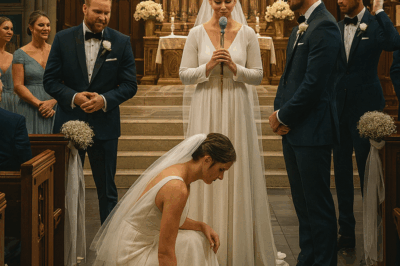 On my wedding day, just as I was about to say my vows, my maid of honor stood up and announced she was expecting my husband’s child. The entire room of 300 guests gasped. But instead of breaking down, I simply smiled and said, “I’ve been waiting for you to finally tell everyone the truth.” Her face went pale—she had no idea what was coming next.