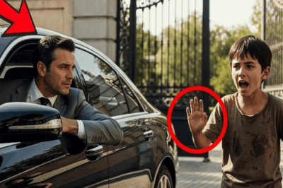 Don’t Drive! Your Wife Cut the Brakes!” – The Homeless Boy’s Warning That Shocked a Millionaire