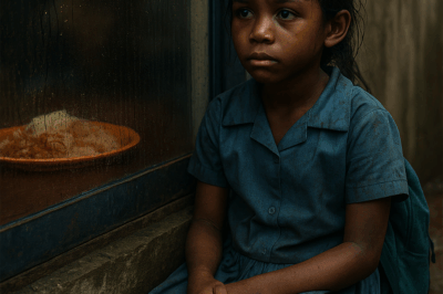 “A 7-Year-Old Girl Sat Outside a Restaurant, Watching People Eat — What Happened Next Changed Her Life Forever.”