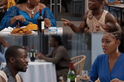 She lifted a fork to her lips—until a trembling voice cut through the hum of clinking glasses