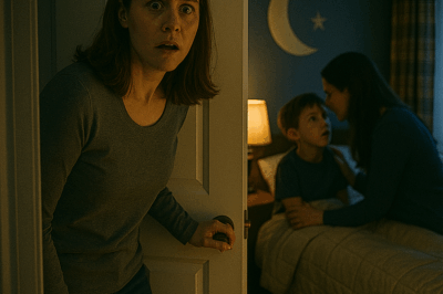 A mother was told by her neighbor, “I hear your son screaming at night.” Convinced it was a mistake, she stayed awake to watch. At 2 a.m., his door slowly opened. What she saw made her realize the danger wasn’t outside the house—it was already inside.