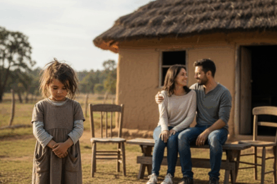 Ada sat alone at the backyard, her face buried in her palms.