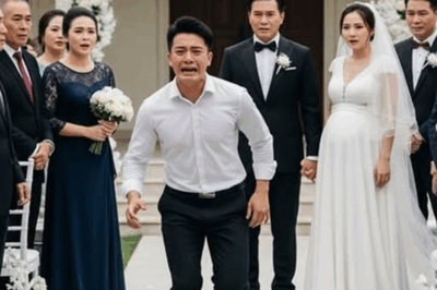 When a father remarries in secret, his son returns home expecting happiness—but the sight of his stepmother’s enormous belly exposes a chilling truth that shatters his world and leaves him broken, running from the family he once trusted.
