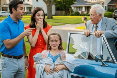 Evicted and Humiliated for Feeding Her Hungry Infant Brothers, an Eight-Year-Old Girl Stood Crying Barefoot in the Street—Until a Wealthy Man Unexpectedly Stopped His Car, Approached Her With Compassion, and Uttered Words That Turned a Cruel Night Into the Beginning of an Extraordinary Transformation.