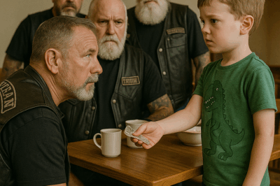 The Day a Little Boy Stopped a Table of Bikers Cold
