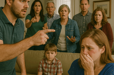 At My Cousin’s Anniversary Party, Terry Was Accused of Assaulting His Sister-in-Law — Then the Recording Played, and the Child Spoke