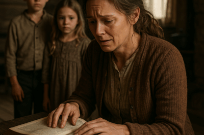 She Was a Grieving Widow Barely Feeding Her Children on a Crumbling Homestead—When a Bleeding Stranger Collapsed at Her Door One Stormy Night, She Shared Her Last Bowl of Stew. She Couldn’t Have Known the Secret He Carried Would Forever Change the Destiny of Her Family and Her Land.