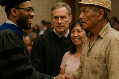 From Cement and Dust to Doctorate Dreams: The Secret That Stunned a Graduation Hall