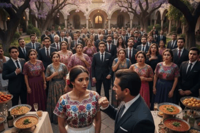 “The Oaxaca Cathedral Wedding That Shook an Entire City: When Elite Engineer Juan Carlos Fuentes Exploded on His Bride, Humble Architect Veronica Mendoza—Instead of Breaking Down, She Rose Up With a Bold Response That Left 400 Guests Speechless and Sparked a Mystery About How One Woman Changed the Script Forever”