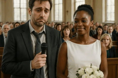 Black Nanny Marries Homeless Man, Guests Laugh At Their Wedding Until He Takes Mic And Said This…