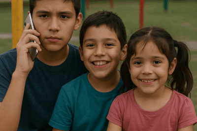 “A Mother Took Her Three Children to Play in a Park on a Sunny Sunday Afternoon, But They Never Came Home—Nine Years Later, Her Phone Rang, and the Voice on the Line Claimed to Be One of the Missing Kids, Calling From the Very Place They Disappeared.”