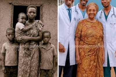 From Firewood to White Coats: The Astonishing Journey of Mama Ayo and Her Three Sons