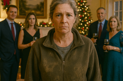 “The Christmas Party That Turned to Ashes: When Kindness Exposed Cruelty in a Mansion of Wealth”