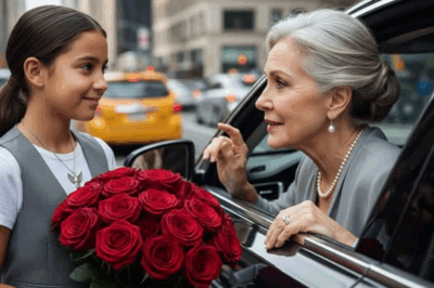 “Traffic Stalled, Life Changed: When Beatriz Mendoza Lowered Her Car Window to Buy Roses From a Street Girl, She Never Expected to Spot the Necklace That Made Her Collapse—A Silver Angel That Tied a Lost Child, a Dead Husband, and a Broken Family Into One Shocking Story That Stunned Everyone”
