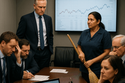 “The CEO Had Spent Millions on Experts to Save His Company’s Biggest Project, But Every Engineer Failed—Until a Cleaning Lady, Sweeping the Boardroom Floor, Pointed Out the Obvious Flaw No One Saw. Her Simple Words Solved a $500 Million Problem and Left the Entire Tech World Speechless.”