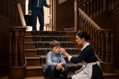 “WHEN THE DOOR OPENED: Influential Mogul Brent Carter’s Life Explodes as an Unexpected Reunion Reveals a SHOCKING Truth Between His Six-Year-Old Son and the Caretaker—A Silent Moment That Threatens to Redefine Everything He Thought He Knew!”