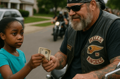 Kid Helps a Hell’s Angel With Money, 1,000 Bikers Show Up the Next Day