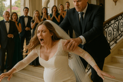 “Designer Dress, Blossoming Pregnancy, Glittering Estate—And Betrayal: When Veronica’s Millionaire Husband Shoved Her Down the Stairs at Their Wedding, High Society Stood Frozen. What They Saw Next Could Shatter the Alvarado Dynasty Forever”