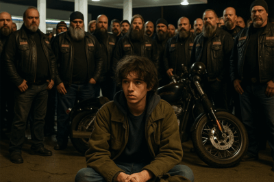 Homeless teenager helped a biker for nothing in return – the next day, 120 Hells Angels surrounded him…