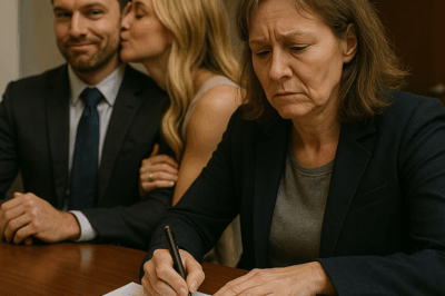 Ex-Husband Shows Off His New Wife—But Minutes Later, His Ex Signed a Paper That Made Him Regret Everything