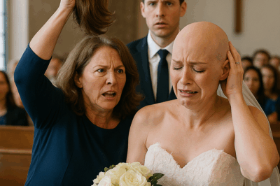 The Day the Wig Fell: A Bride’s Humiliation That Turned Into the Most Powerful Wedding Moment Ever