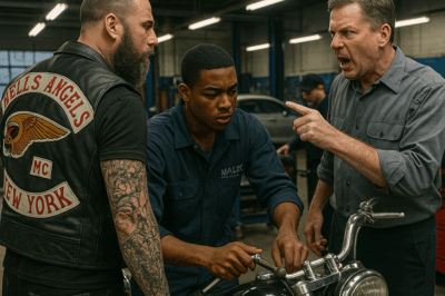 They Laughed When a 20-Year-Old Mechanic Defied His Manager to Repair a Hells Angel’s Bike So the Man Could Reach His Dying Daughter—But Hours Later, the Truth About Who That Biker Really Was Sent Shockwaves Through the Garage, Costing Some Men Everything While Giving Malik a Future Beyond Belief.