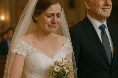 She Said “I Do” Through Sobs, Her Hands Trembling as She Married a Gray-Haired Millionaire.