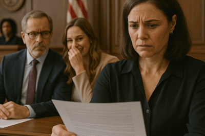 The trial was supposed to be routine: wealth divided, reputations defended.