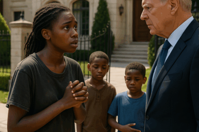 “Can I Clean Your Mansion in Exchange for a Plate of Food? My Brothers Are Hungry,” She Pleaded — The Billionaire’s Unexpected Response Changed Everything