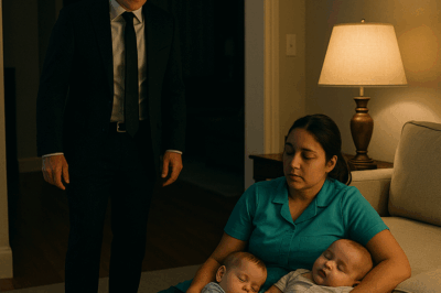 The Millionaire Who Came Home at Midnight—and Found His Cleaning Lady Asleep Beside His Twins