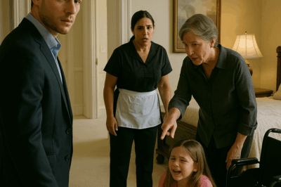 “A Six-Year-Old Girl Born Without Legs Crawled on the Floor Begging for Her Wheelchair While Her Wealthy Grandmother Mocked Her—But When a Brave Employee Walked In and Defended the Child, She Uncovered a Dark Secret That the Montemayor Family Had Spent Years and Millions Trying to Hide.”