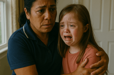 She cried behind locked doors while her father traveled the world—her screams silenced by a cold stepmother. But when the millionaire came back, he found his humble employee shielding the little girl. The terrifying secret revealed inside his mansion left him speechless and society horrified at the cruel betrayal.