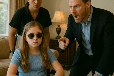 “A Wealthy Family Hid Their Daughter From the World, Claiming She Was Blind Since Birth—But When a New Employee Paid Attention to the Smallest Clues, He Realized the Girl Could See. His Shocking Discovery Not Only Exposed a Dark Cover-Up but Forced the Millionaire Father to Face the Truth.”